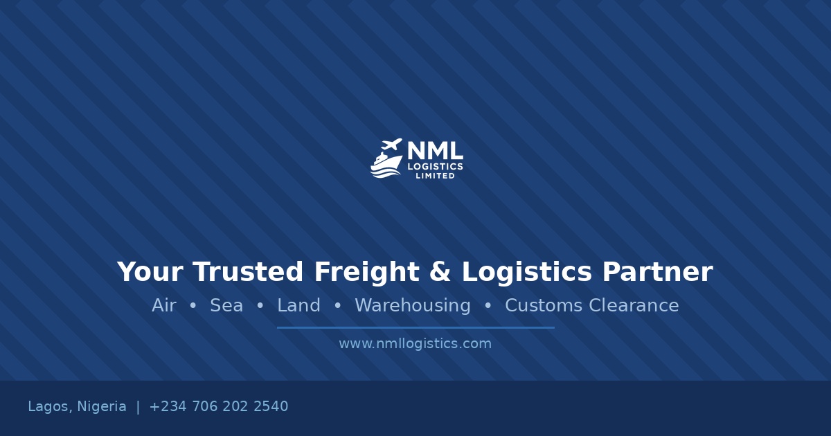 Niagara Logistics NML Logistics Limited | Freight & Supply Chain Solutions in Nigeria
